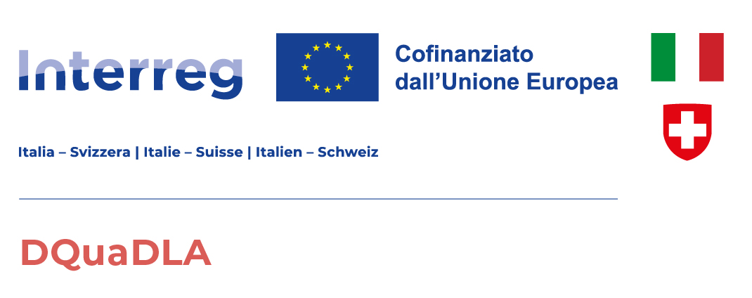 Interreg Italia-Svizzera · Cofinanziato dall'Unione Europea · DQuaDLA